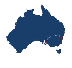 Adelaide to  Sydney